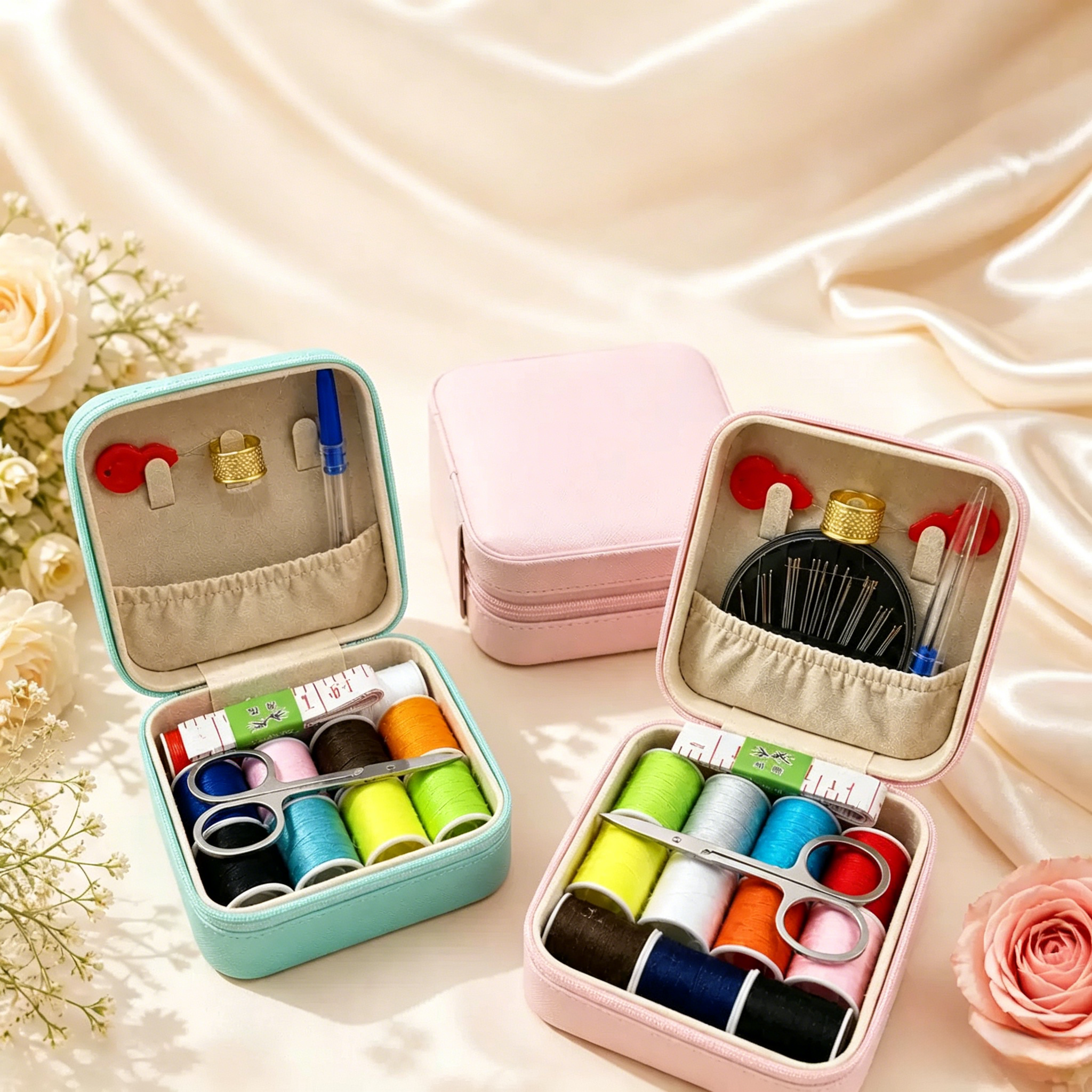 Compact Home Sewing Kit