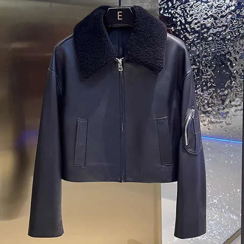 Women's genuine leather coat - Women Clothing New Arrival Sheepskin Leather Feather Down | OurHomly