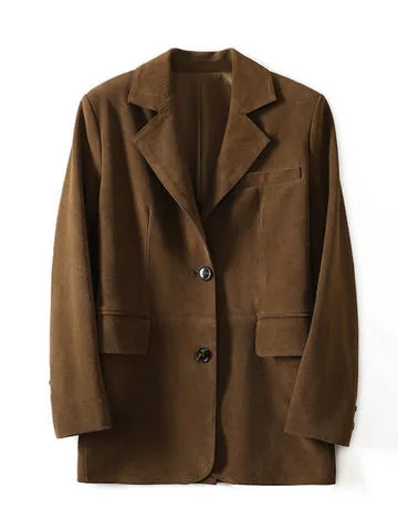 Women's genuine leather coat - New Arrival Female Coat Real Cowhide Genuine Leather Jacke | OurHomly