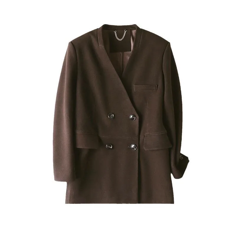 Women's genuine leather coat - New Arrival Customized Leather Fabric Jacket Suit Suede Sh | OurHomly