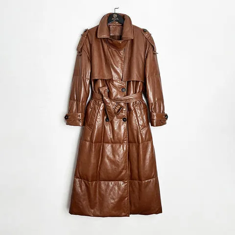 Women's genuine leather coat - Trending Products 2026 New Arrivals Fashion Women Oil Waxe | OurHomly