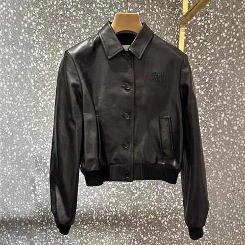 Women's genuine leather coat - Trending Hot Products Women's Leather Coat Vegetable-tanne | OurHomly