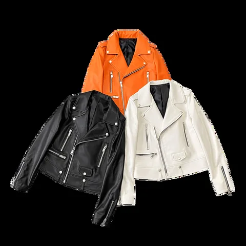 Women's genuine leather coat - New Arrival Customized Hot Sale Sexy Style Solid Color Lea | OurHomly