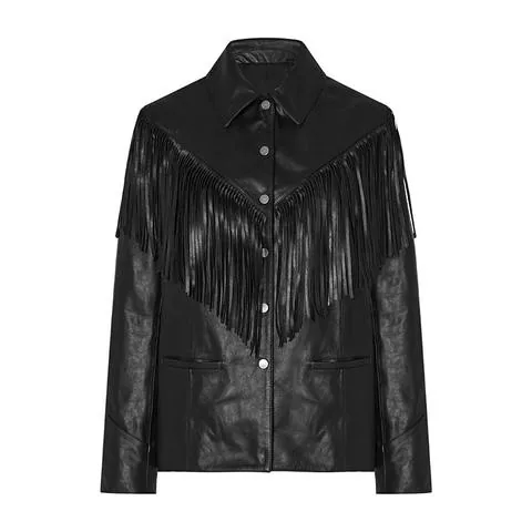 Women's genuine leather jacket - Autumn/Winter New Arrival Genuine Leather Jacket Unique In | OurHomly