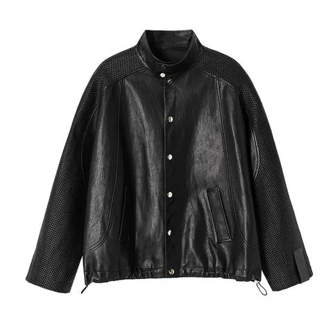 Women's genuine leather jacket - Fall Fashion Women Sheepskin Full Plant Tanned Woven Silho | OurHomly