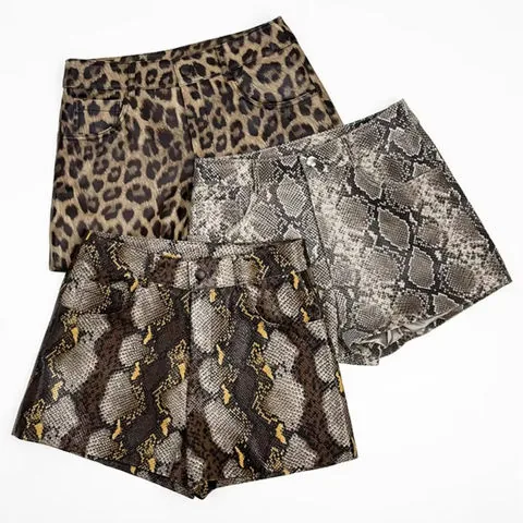 Women's genuine leather outerwear - New Products Hot Pattern Leather Short Sexy Leather Sheeps | OurHomly