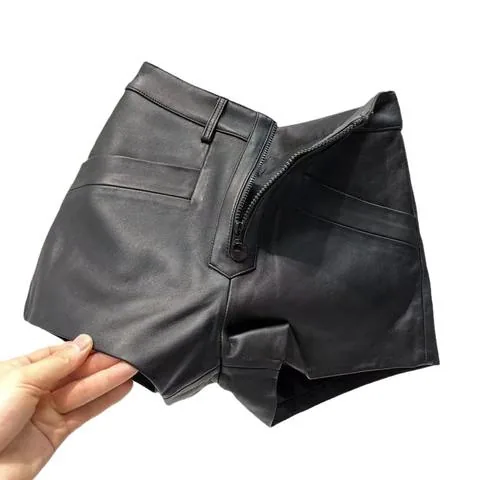 Women's genuine leather outerwear - Hot Sale Zipper Flying Pocket Wide Leg Loose Casual Women | OurHomly