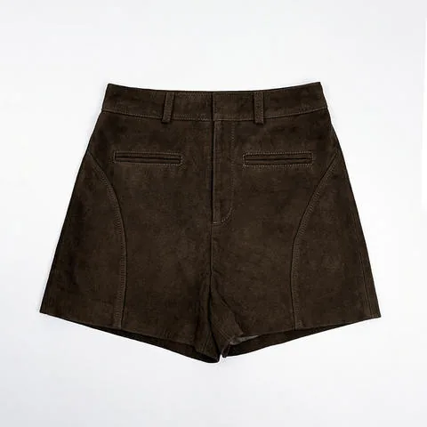 Women's genuine leather outerwear - Trending Products Custom High Waist Leather Short Breathab | OurHomly