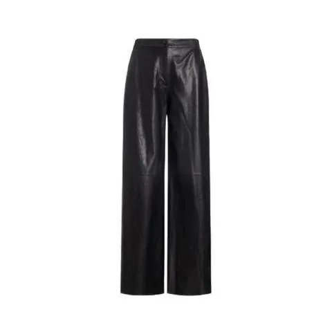 Women's genuine leather pants - New Arrival Straight-leg Loose Pants Ultra-thin All Vegeta | OurHomly