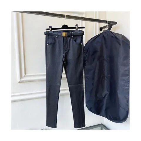 Women's genuine leather pants - New Fashion Sheepskin Pencil Trousers Pocket Belt Casual B | OurHomly