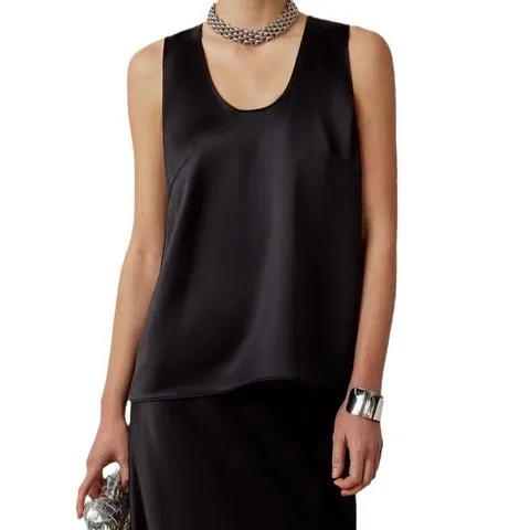 Women's genuine leather vest - Sample Available Black Women Vest Breathable Silky Comfort | OurHomly